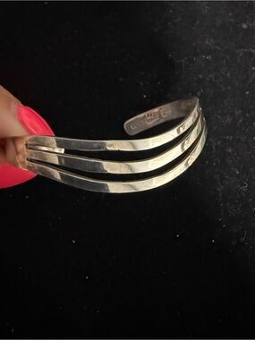 TAXCO Mexico Alicia Sterling silver cuff bracelet